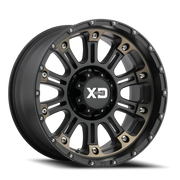 XD Series Hoss II 20x9 -12 6x135mm 87.1mm Satin Black Machined-Dark Tint