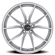 Advanti Racing USA Hybris 19x8.5 +45 5x112mm 66.6mm Silver Machined Face