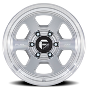 Fuel Hype 17x8.5 +10 6x139.7mm 106.1mm Machined Silver