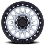 KMC IMS 17x8.5 -10 6x135mm 87.1mm Machined Silver Matte Black Lip