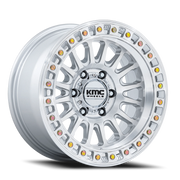 KMC IMS 18x9 +0 6x139.7mm 106.1mm Gloss Silver Machined Face