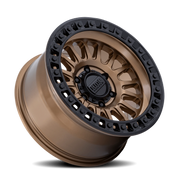 KMC IMS 17x8.5 -10 6x139.7mm 106.1mm Matte Bronze Gloss Black Lip