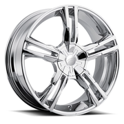 Pacer Ideal 17x7.5 +42 5x105mm 72.62mm Chrome
