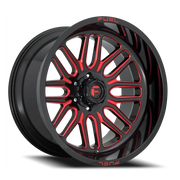 Fuel Ignite 20x10 -18 8x180mm 124.3mm Gloss Black Red Tinted Clear