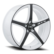 RTX R-Spec Illusion 20x8.5 +45 5x114.3mm 73.1mm White Black