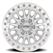 KMC Impact Beadlock 17x9 -12 6x139.7mm 108mm Machined Silver