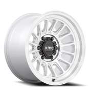 KMC Impact OL 17x9 -12 5x127mm 71.5mm Machined Silver