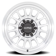 KMC Impact OL 17x8.5 +0 6x139.7mm 106.1mm Machined Silver