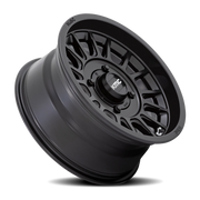 KMC Impact UTV 15x7 +10 4x137mm 96mm Satin Black