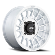 KMC Impact UTV 15x7 +10 4x137mm 96mm Machined Silver