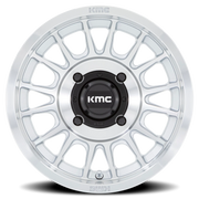 KMC Impact UTV 15x10 +0 4x137mm 96mm Machined Silver
