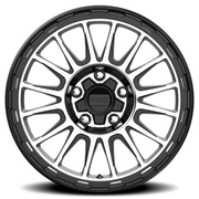 KMC Impact 16x8 +0 5x150mm 110.5mm Satin Black Machined