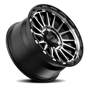 KMC Impact 17x8.5 +0 6x139.7mm 106.25mm Satin Black Machined