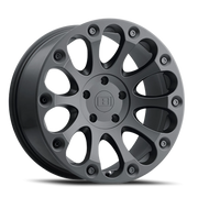 Level 8 Impact 15x8 -24 5x127mm 71.6mm Matte Black