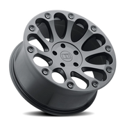 Level 8 Impact 15x8 -24 5x127mm 71.6mm Matte Black