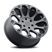 Level 8 Impact 16x8.5 +12 6x132mm 74.5mm Matte Black