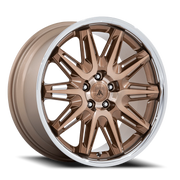 Asanti Black Label Imperator 20x10.5 +38 5x120mm 72.56mm Bronze Machined SS Lip