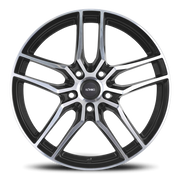 Konig Intention 20x8.5 +40 5x120mm 72.6mm Gloss Black Machined Face