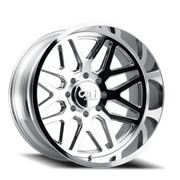 Cali Offroad Invader 20x10 -25 8x165.1mm 125.2mm Chrome