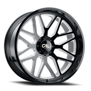 Cali Offroad Invader 24x14 -76 8x165.1mm 125.2mm Gloss Black Milled