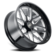 Cali Offroad Invader 20x10 -25 8x165.1mm 125.2mm Gloss Black Milled