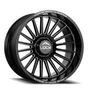 Lock Offroad Invasion 20x10 -18 5x127mm 87.1mm Gloss Black Milling