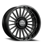 Lock Offroad Invasion 20x9 +1 6x135mm 106.2mm Gloss Black Milling