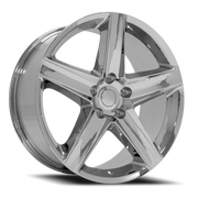 OE Wheels JP06 20x9 +35 5x127mm 71.5mm Chrome