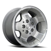 OE Wheels JP08 15x8 +26 5x114.3mm 71.5mm Machined Silver