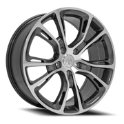 OE Wheels JP16 20x8.5 +38 5x139.7mm Machined Gunmetal