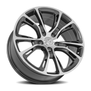 OE Wheels JP16 20x8.5 +42 5x127mm 71.6mm Machined Gunmetal
