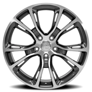 OE Wheels JP16 20x8.5 +38 5x139.7mm Machined Gunmetal