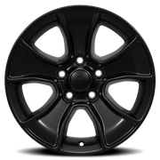OE Wheels JP33 17x8.5 +12 5x127mm 71.5mm Satin Black