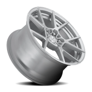 Rotiform KPS 19x8.5 +45 5x112mm 66.5mm Gloss Silver Brushed