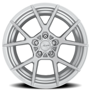 Rotiform KPS 19x8.5 +45 5x112mm 66.5mm Gloss Silver Brushed