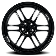 Katana KR02 17x7.5 +40 4x100mm 73.1mm Gloss Glossy Black