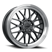Katana KR06 18x8 +40 5x108mm 73.1mm Gloss Glossy Gunmetal Machined Lip