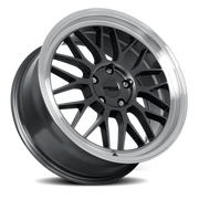 Katana KR06 18x8 +40 5x120mm 72.56mm Gloss Glossy Gunmetal Machined Lip