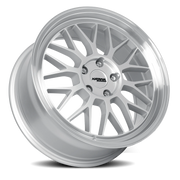 Katana KR06 18x8 +40 5x112mm 66.6mm Gloss Glossy Silver Machined Lip