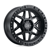 Black Rhino Kelso 18x9 +12 6x135mm 87.1mm Matte Black Black Bolts