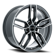 RTX OE Kempten 19x8 +35 5x112mm 66.6mm Satin Black Machined Face