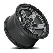 Fuel Kicker 17x9 +1 5x150mm 110.1mm Matte Gunmetal Black Bead Ring