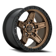 Fuel Kicker 17x9 +1 5x127mm 71.5mm Matte Bronze Black Bead Ring