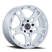 Black Rhino Klaue Forged 18x8 +20 5x130mm 71.6mm Gloss Silver