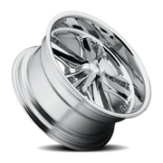 Foose Knuckle 17x7 +1 5x120mm 72.6mm Polished Chrome