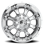 Fuel Krank 20x10 -12 8x165.1mm 125.2mm Chrome