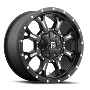 Fuel Krank 20x12 -44 6x135mm 106.4mm Matte Black Milled