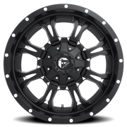Fuel Krank 17x9 +20 6x135mm 106.4mm Matte Black Milled