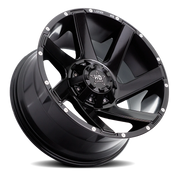 Luxxx HD LHD11 20x10 -24 5x127mm 78.1mm Satin Black Milled HD-Rivets