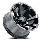 Luxxx HD LHD16 22x10 -18 8x170mm 125mm Gloss Black Milled